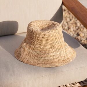 Jenni Kayne Crotchet Raffia Sun Hat
